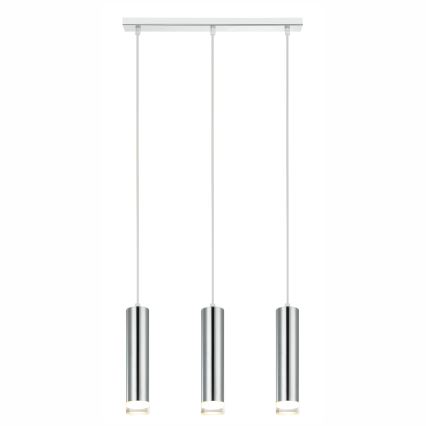 Luster na lanku ARMIN 3xGU10/10W/230V lesklý chróm