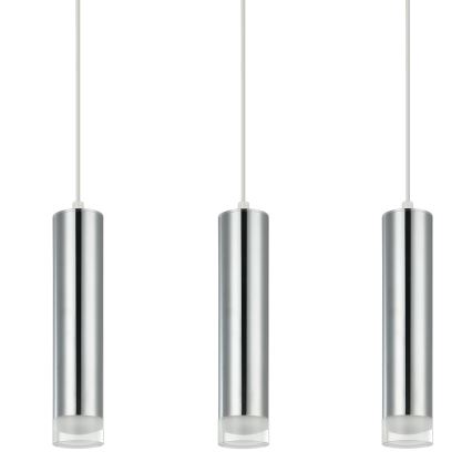 Luster na lanku ARMIN 3xGU10/10W/230V lesklý chróm