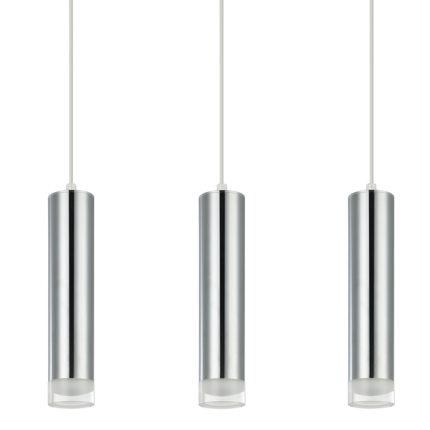 Luster na lanku ARMIN 3xGU10/10W/230V lesklý chróm