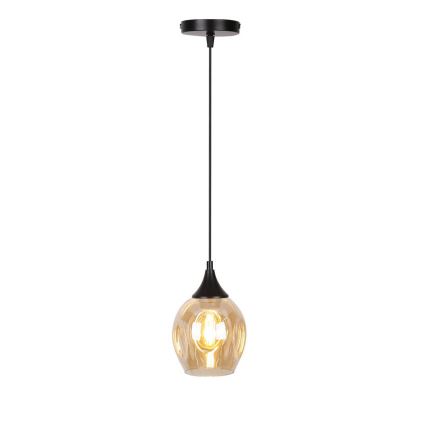 Luster na lanku ASPA 1xE27/40W/230V čierna