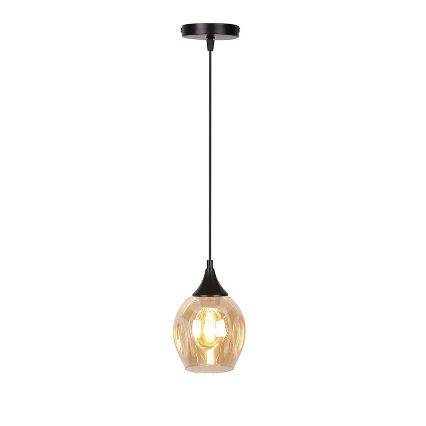 Luster na lanku ASPA 1xE27/40W/230V čierna