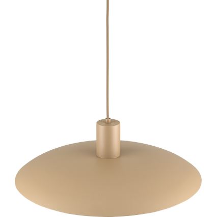 Luster na lanku ASTRA 1xE27/15W/230V pr. 41 cm béžová