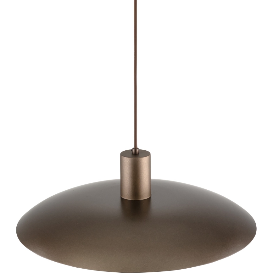 Luster na lanku ASTRA 1xE27/15W/230V pr. 41 cm hnedá