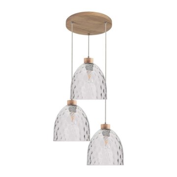 Luster na lanku AURA 3xE27/60W/230V