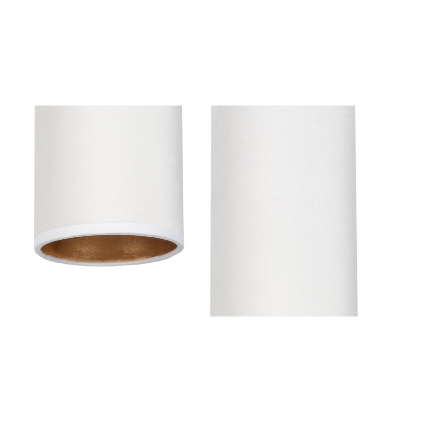 Luster na lanku AVALO 2xE27/60W/230V pavúk biela/medená