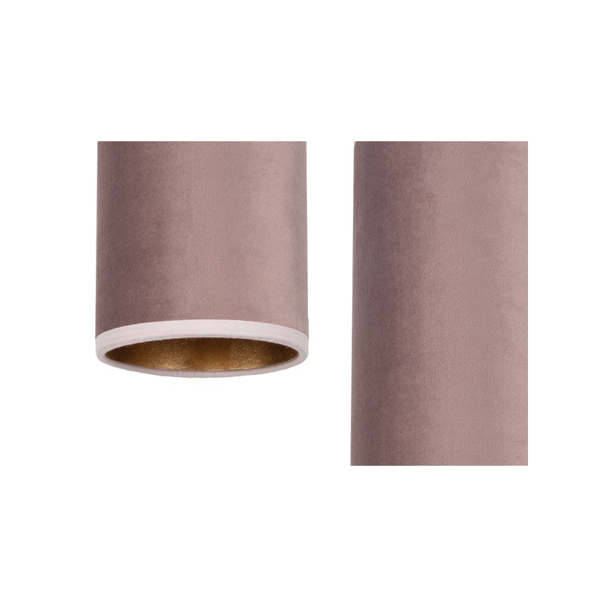 Luster na lanku AVALO 3xE27/60W/230V pavúk ružová/medená