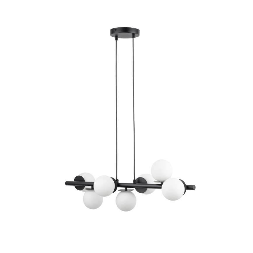 Luster na lanku AVOLA 7xG9/12W/230V čierna
