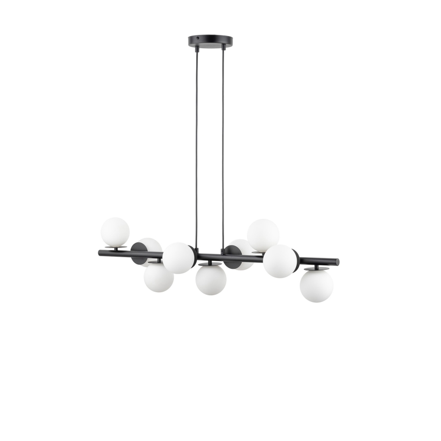 Luster na lanku AVOLA 9xG9/12W/230V čierna