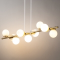 Luster na lanku AVOLA 9xG9/12W/230V zlatá