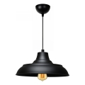 Luster na lanku AYD 1xE27/40W/230V čierna