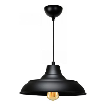 Luster na lanku AYD 1xE27/40W/230V čierna
