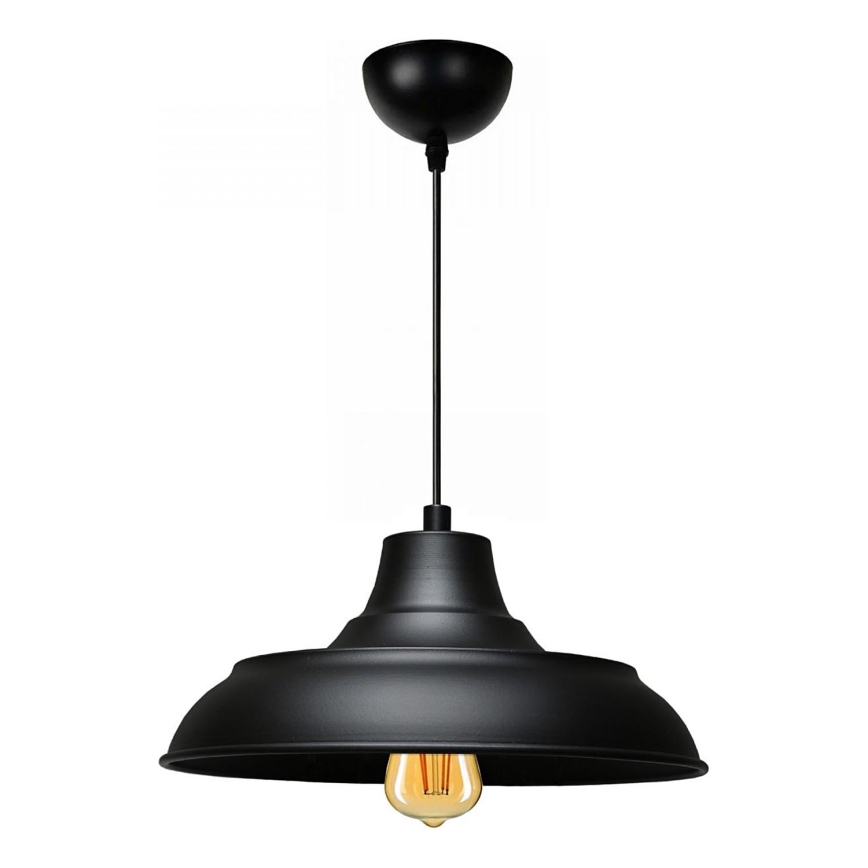 Luster na lanku AYD 1xE27/40W/230V čierna