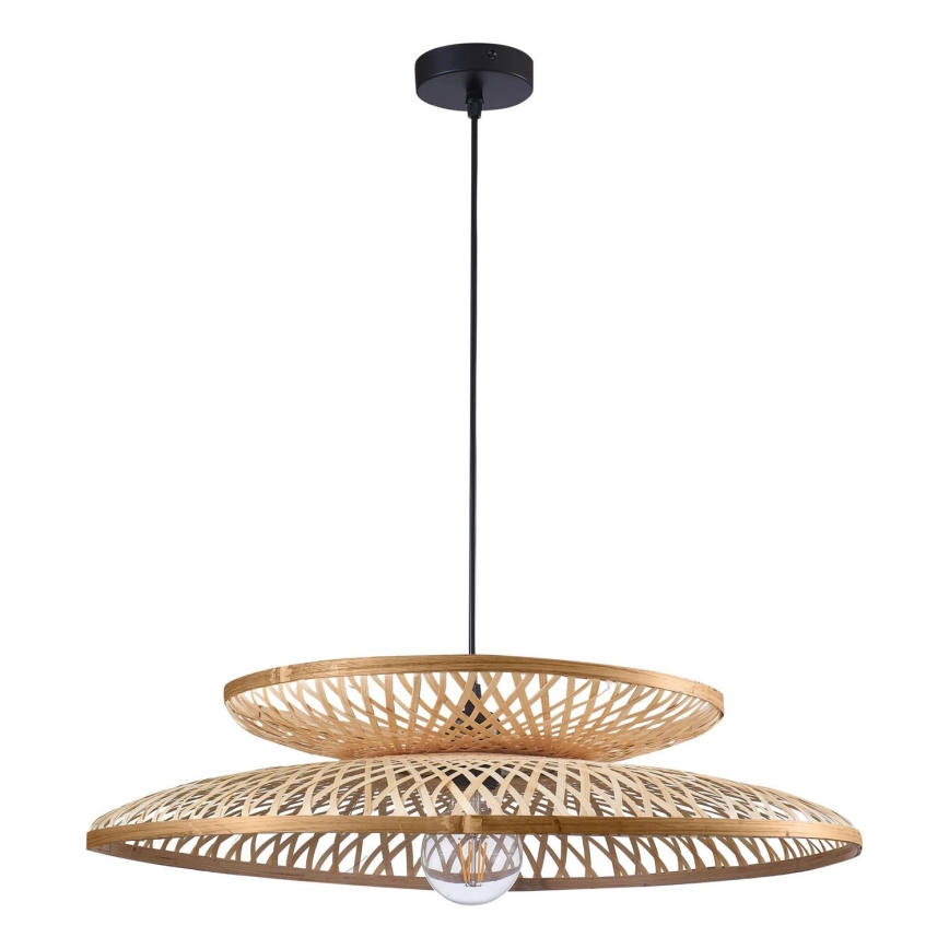 Luster na lanku BALI 1xE27/20W/230V pr. 60 cm bambus