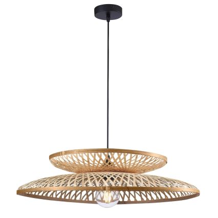 Luster na lanku BALI 1xE27/20W/230V pr. 60 cm bambus