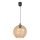 Luster na lanku BALL 1xE27/60W/230V pr. 25 cm béžová