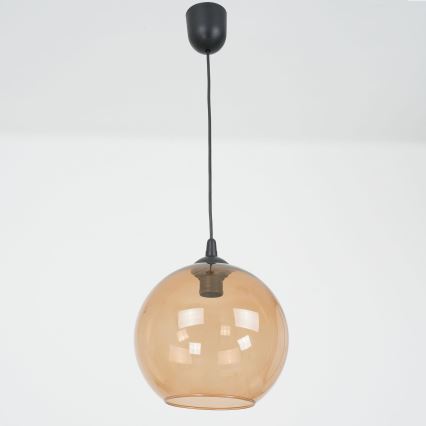 Luster na lanku BALL 1xE27/60W/230V pr. 25 cm béžová