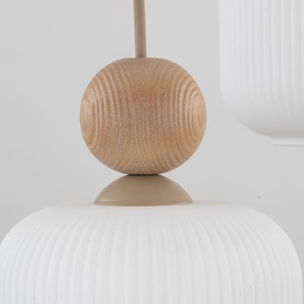 Luster na lanku BALLO 3xE14/10W/230V béžová