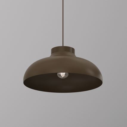 Luster na lanku BASCA 1xE27/15W/230V hnedá
