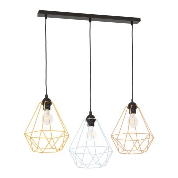 Luster na lanku BASKET 3xE27/60W/230V Luster na lanku BASKET 3xE27/60W/230V
