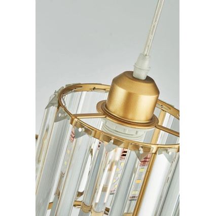 Luster na lanku BELLA 3xE27/40W/230V zlatý