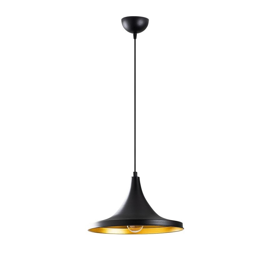 Luster na lanku BERCESTE 1xE27/40W/230V čierna