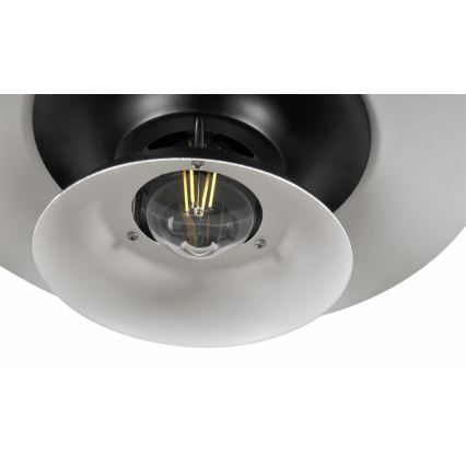 Luster na lanku BERIT 1xE27/20W/230V čierna