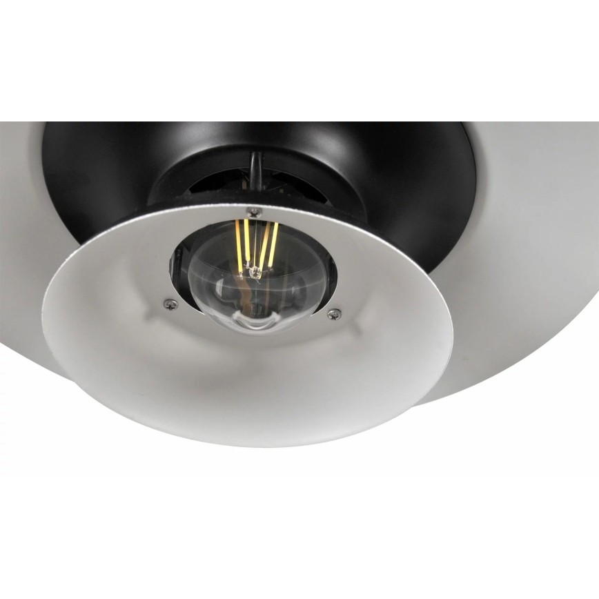 Luster na lanku BERIT 1xE27/20W/230V čierna