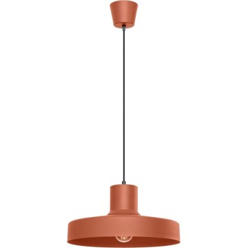 Luster na lanku BILO 1xE27/15W/230V pr. 35 cm oranžová