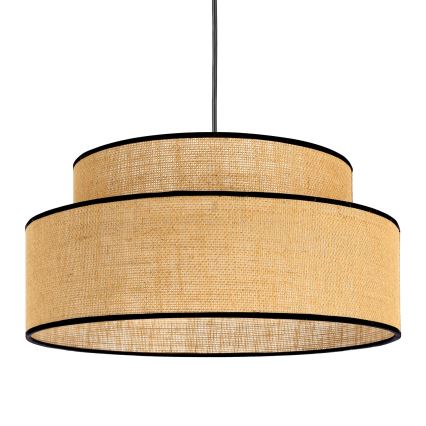Luster na lanku BOHO 1xE27/60W/230V béžová