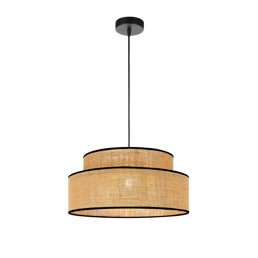 Luster na lanku BOHO 1xE27/60W/230V béžová