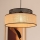 Luster na lanku BOHO 1xE27/60W/230V čierna/ratan