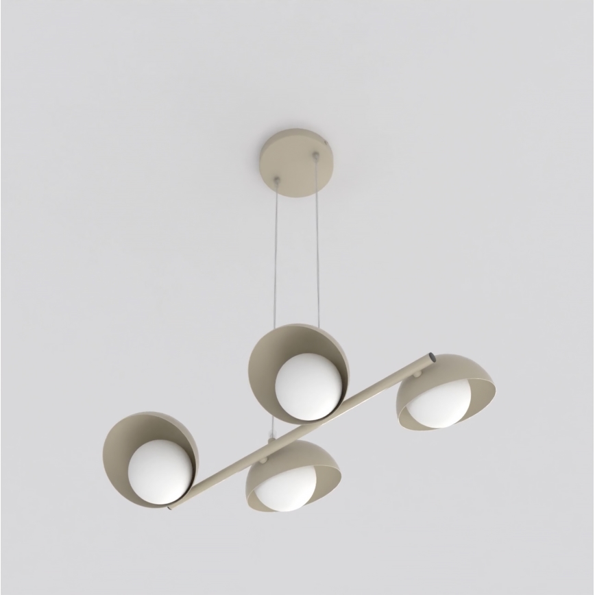 Luster na lanku BOOM 4xG9/8W/230V béžový