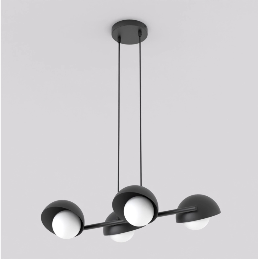 Luster na lanku BOOM 4xG9/8W/230V čierna
