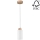 Luster na lanku BOSCO 1xE27/60W/230V dub – FSC certifikované
