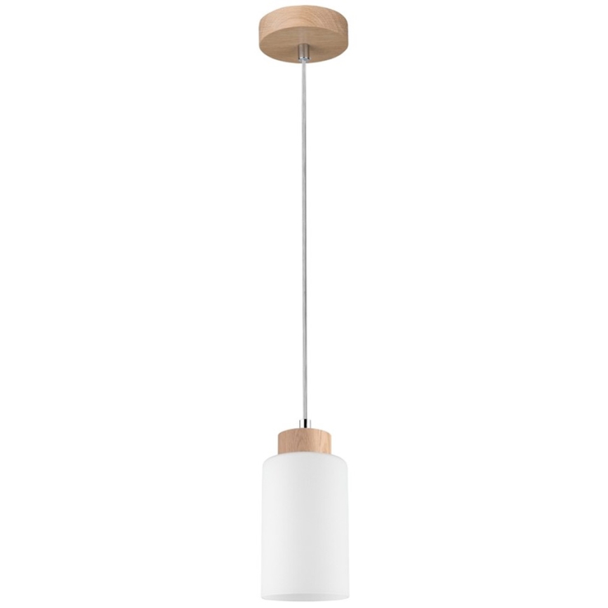 Luster na lanku BOSCO 1xE27/60W/230V dub