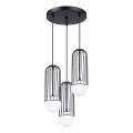 Luster na lanku BRINA 3xG9/8W/230V čierna