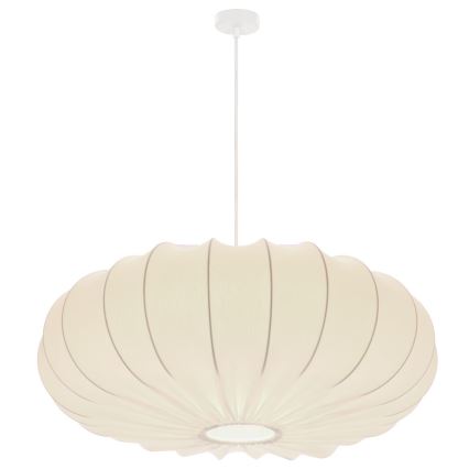 Luster na lanku CAFEE 1xE27/40W/230V pr. 66 cm biela