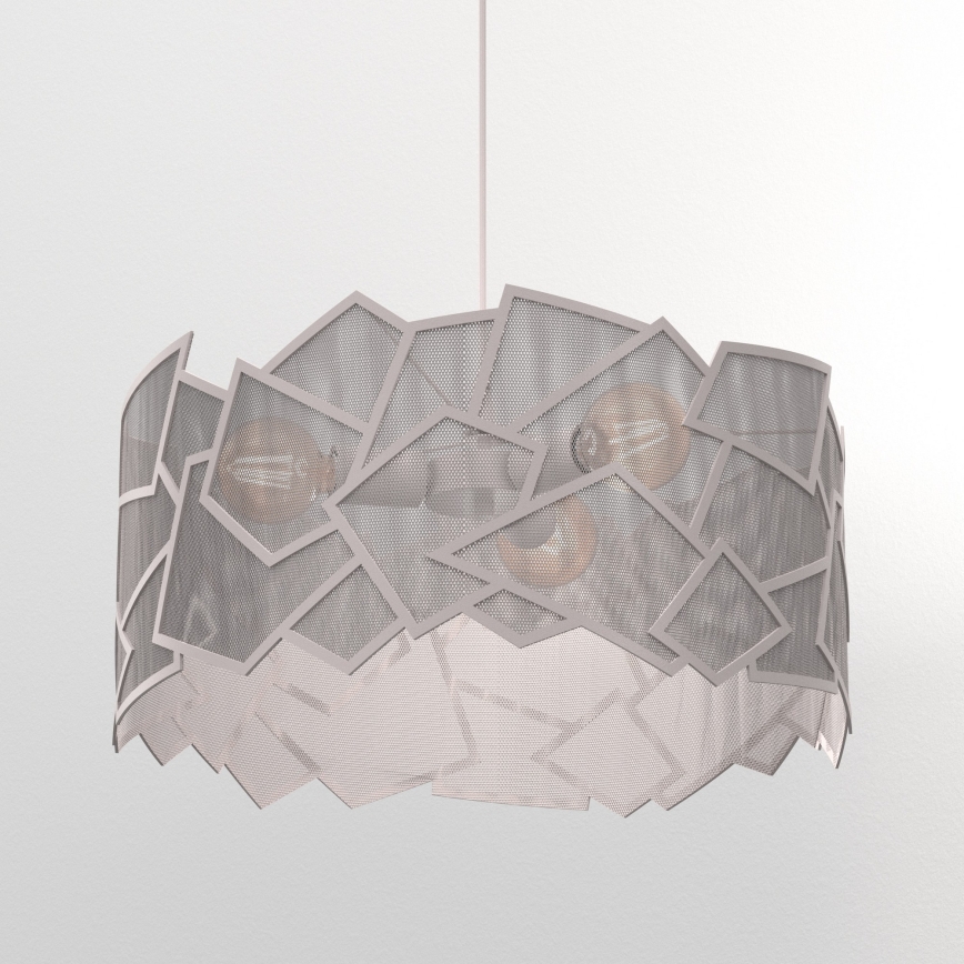 Luster na lanku CAMO 3xE27/15W/230V béžový
