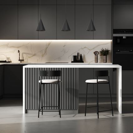 Luster na lanku CAPITAL 1xGX53/15W/230V pr. 17 cm čierny