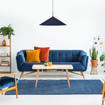 Luster na lanku CAPITAL 1xGX53/15W/230V pr. 60 cm modrá