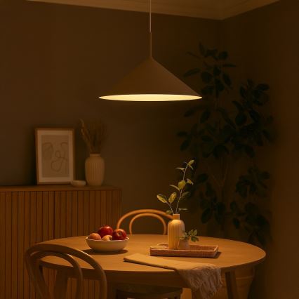 Luster na lanku CAPITAL 1xGX53/15W/230V priemer 60 cm béžový