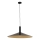 Luster na lanku CAPRI 1xE27/15W/230V pr. 70 cm čierna/zlatá