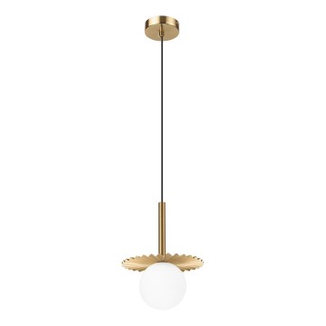 Luster na lanku CHITA 1xG9/5W/230V zlatý