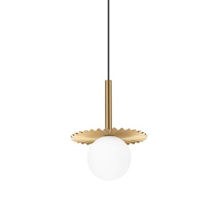 Luster na lanku CHITA 1xG9/5W/230V zlatý