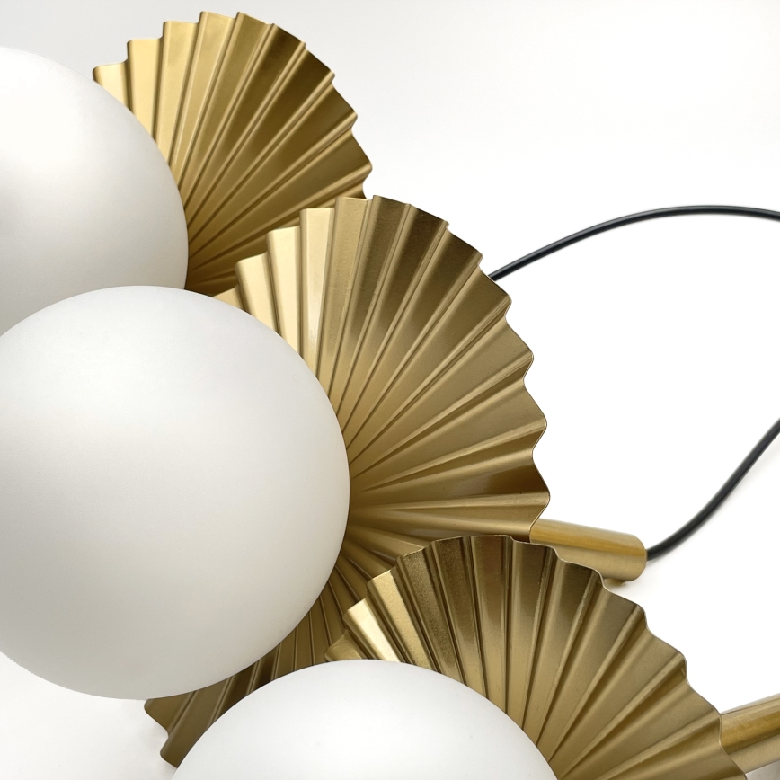 Luster na lanku CHITA 3xG9/5W/230V zlatý