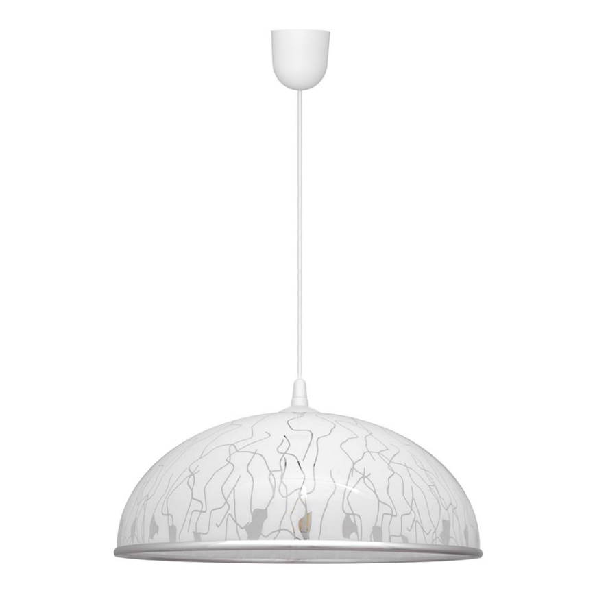 Luster na lanku CIRCLE 1xE27/15W/230V biela