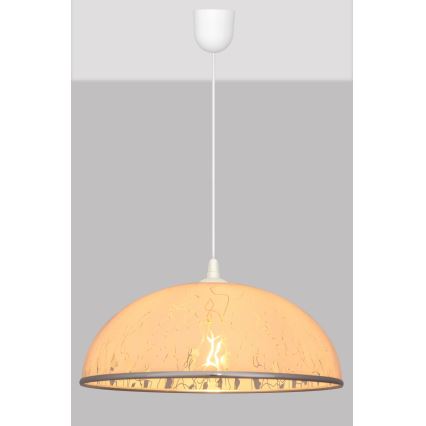 Luster na lanku CIRCLE 1xE27/15W/230V biela