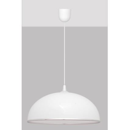 Luster na lanku CIRCLE 1xE27/15W/230V biela