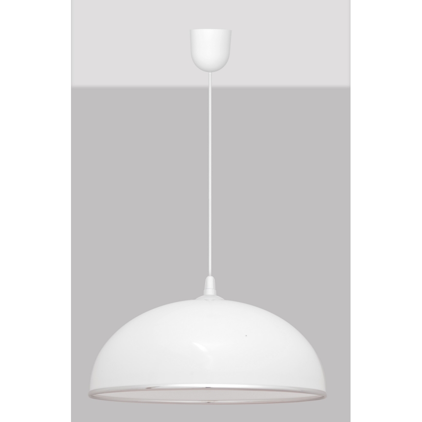 Luster na lanku CIRCLE 1xE27/15W/230V biela