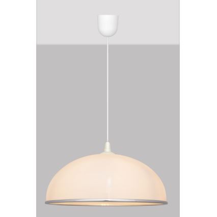 Luster na lanku CIRCLE 1xE27/15W/230V biela